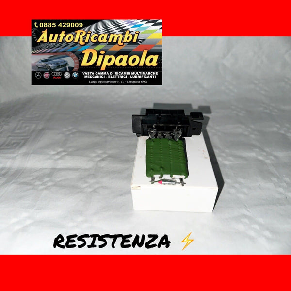 RESISTENZA RESISTORE VENTOLA ABITACOLO CLIMA RISCALDAMENTO OPEL CORSA D ADAM