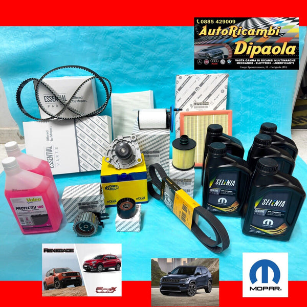 KIT TAGLIANDO COMPLETO ORIGINALE FIAT 500X JEEP RENEGADE 1.6 2.0 CRD MULTIJET