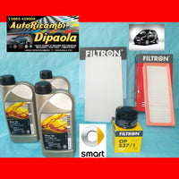 KIT TAGLIANDO SMART COUPE/ CABRIO 451 (07>) 1.0 BENZINA 3L OLIO 5W30 + 3 FILTRI