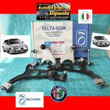 KIT BRACCI SOSPENSIONE + BIELLETTE ANTERIORI DELTA GOM ALFA ROMEO 147 156 GT