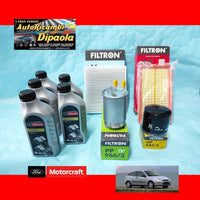 KIT TAGLIANDO OLIO FORD 5W30 +4FILTRI FORD FOCUS I 98> 1.8 TDCI 75 90 100 115 CV