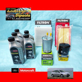 KIT TAGLIANDO OLIO FORD 5W30 +4FILTRI FORD FOCUS I 98> 1.8 TDCI 75 90 100 115 CV