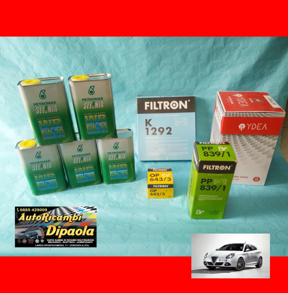 71754237 Filtro Olio originale fiat Alfa Romeo Giulietta 1.6 Jtdm