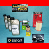 KIT TAGLIANDO SMART COUPE CABRIO 450 (98-07) 0.8 CDI DIESEL 3L 5W30 + KIT FILTRI