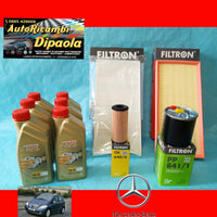 KIT TAGLIANDO MERCEDES CLASSE A W169 B W245 160 180 200 CDI 6L CASTROL +4 FILTRI