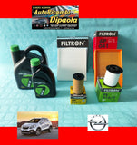 KIT TAGLIANDO OPEL MOKKA 1.6 CDTI 81 100 KW 110 136 CV 5L OLIO 5W30 + 4 FILTRI