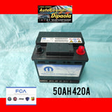 BATTERIA 50AH 420A ORIGINALE MOPAR FIAT ALFA ROMEO LANCIA 6000627544