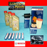 KIT TAGLIANDO + CANDELE BOSCH SMART COUPE CABRIO 450 98-07 0.6 BENZINA 3 CASTROL