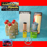 KIT TAGLIANDO MERCEDES CLASSE A W168 (97-04) 160 170 CDI 5L CASTROL 5W30 +FILTRI