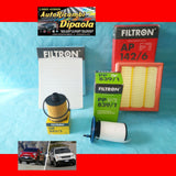 KIT TAGLIANDO FIAT 500X JEEP COMPASS RENEGADE 1.6 2.0 CRD MULTIJET KIT 4 FILTRI